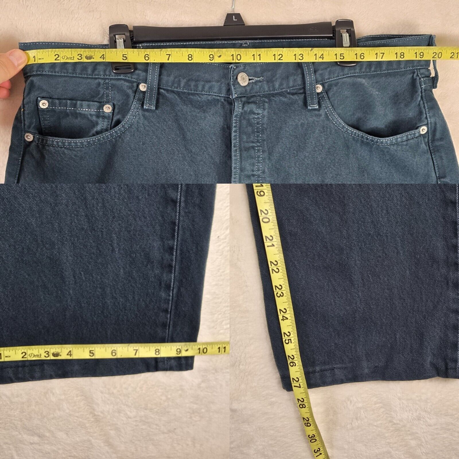 Levi's Vintage Levis 501 Straight Dark Blue Mens Jeans sz 40x30 Size US 40 / EU 56 - 13 Thumbnail