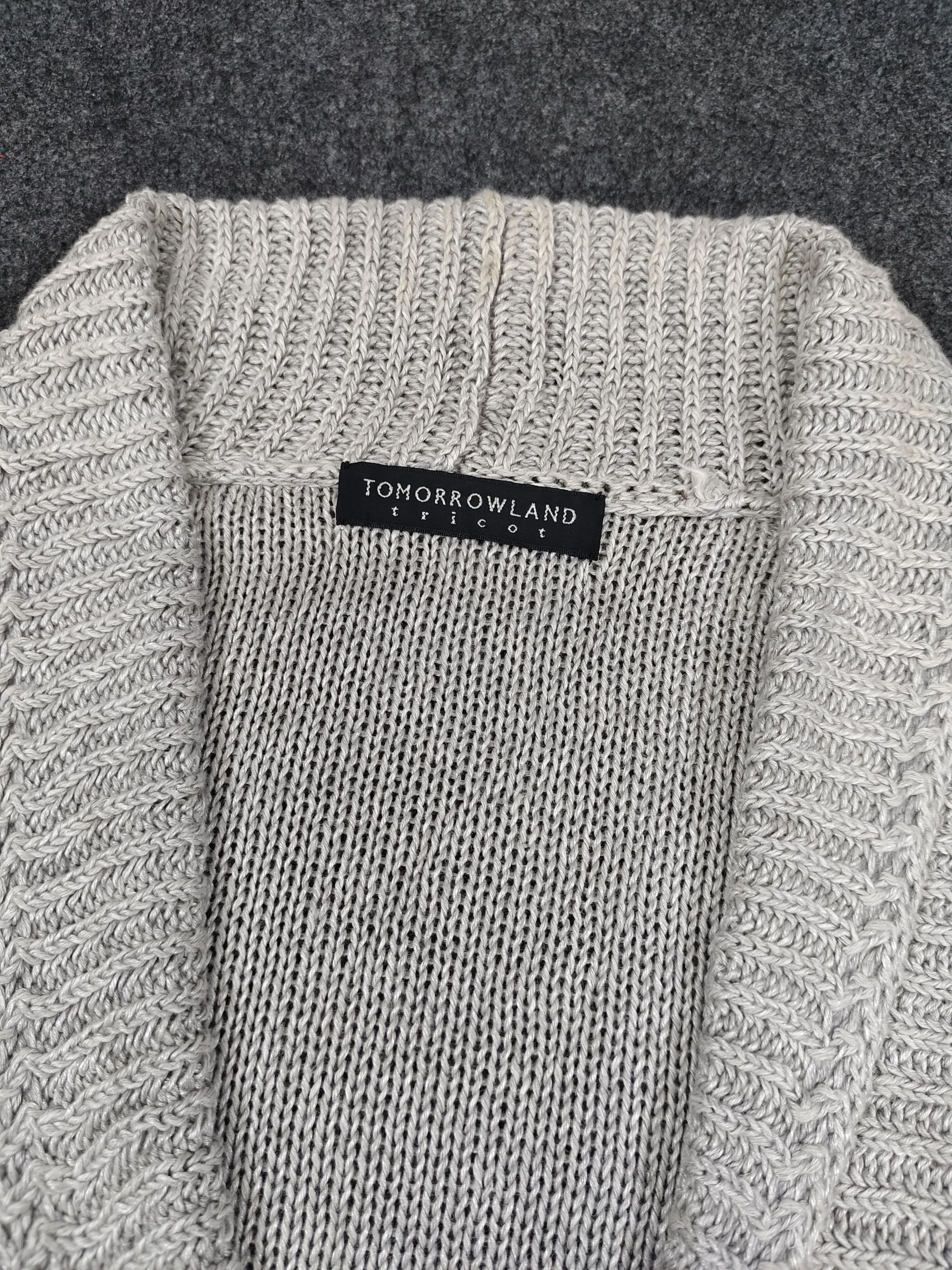 Tomorrowland 🇯🇵 Tomorrowland Tricot Rayon Asymmetric Knitted Cardigan Size US L / EU 52-54 / 3 - 5 Thumbnail