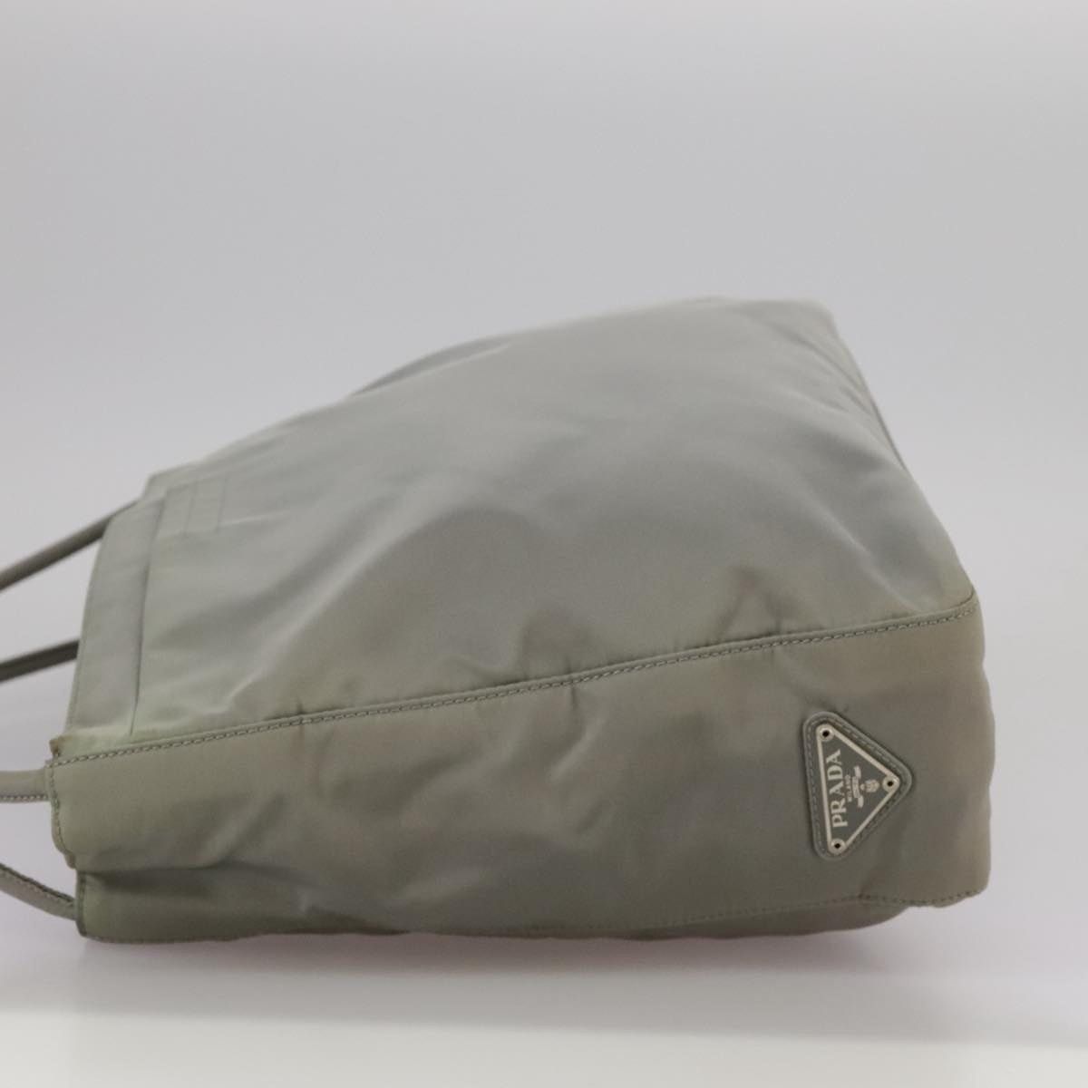 Prada PRADA Tote Bag Nylon Gray Size ONE SIZE - 4 Thumbnail