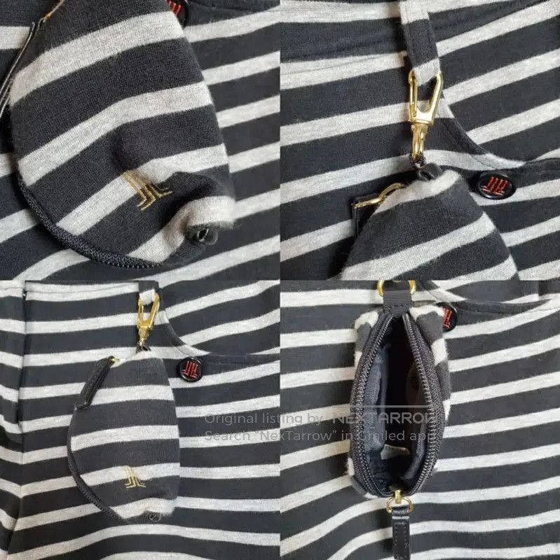 Lanvin Lanvin Striped Black Cotton Blend Casual Shorts . Size 26" / US 2 / IT 38 - 6 Thumbnail