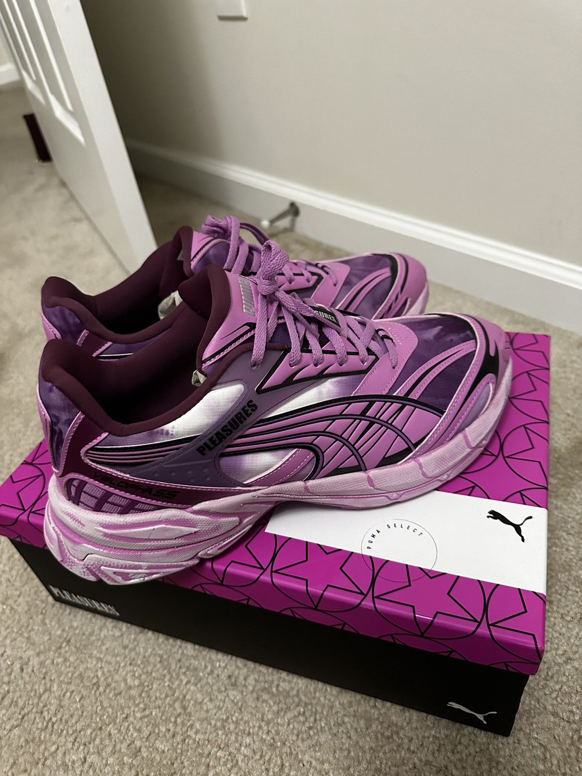 Pleasures × Puma Puma Velophasis Overdye x PLEASURES Size US 12 / EU 45 - 2 Thumbnail
