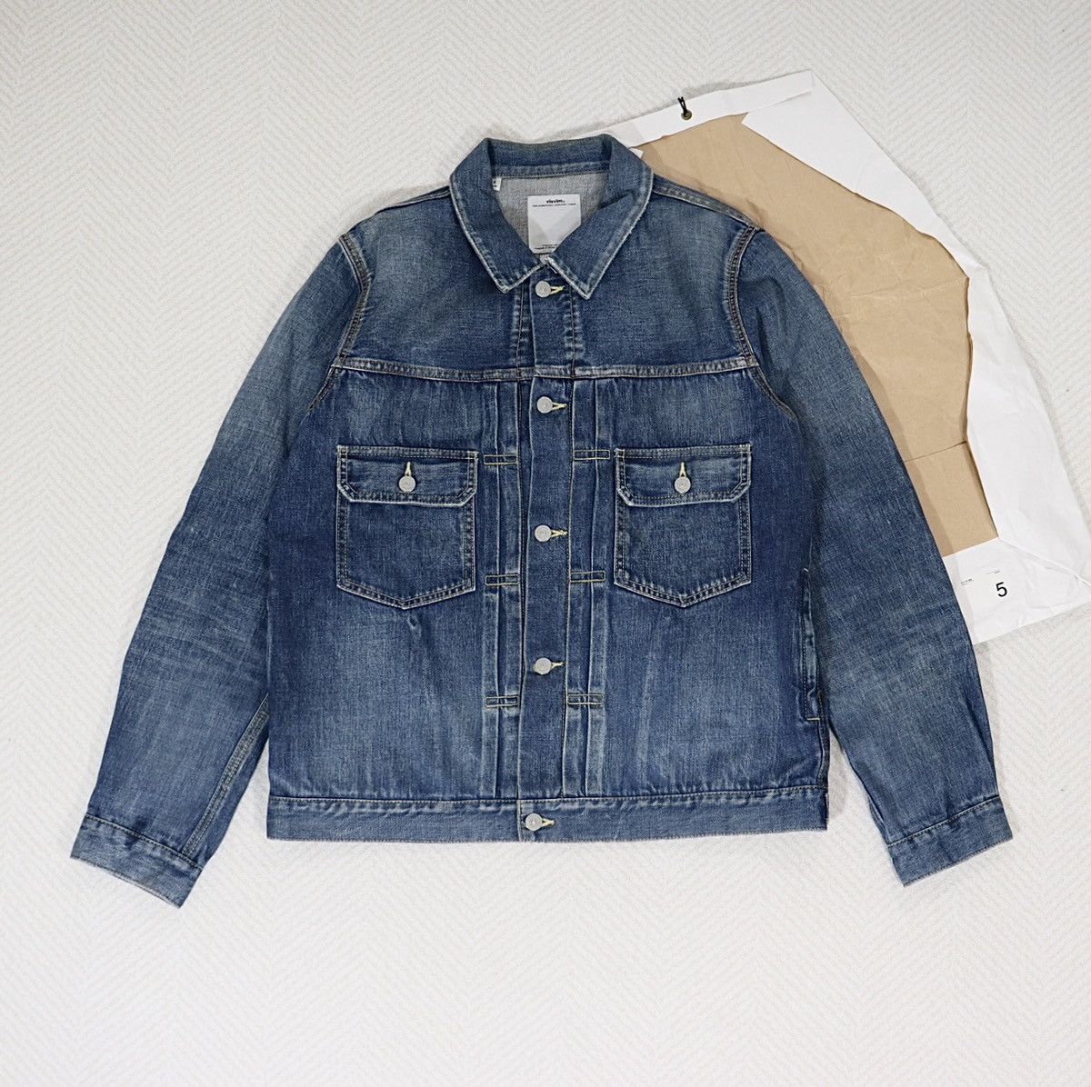 image of Visvim 101 Jkt 17Aw in Denim, Men's (Size 2XL)