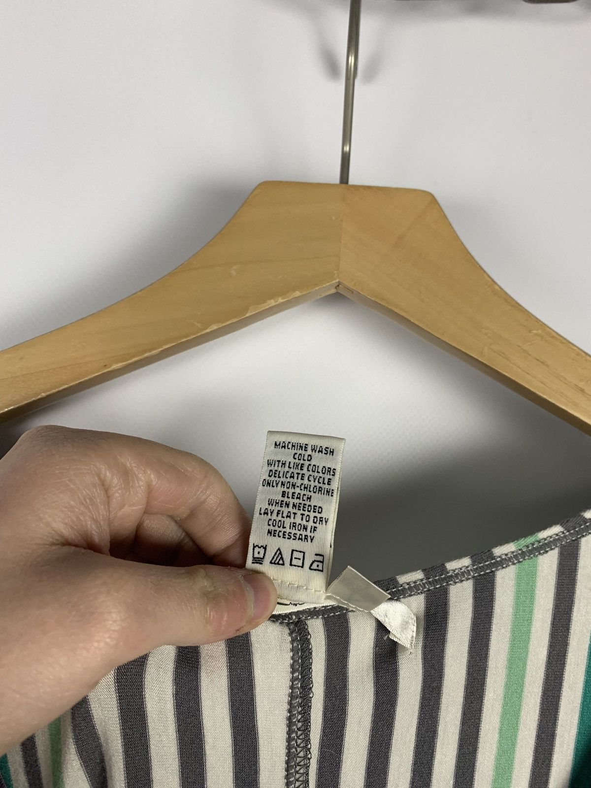 Max Mara Max Studio Striped Top T-Shirt Tunica Women's Size XL V-Neck Size XL / US 12-14 / IT 48-50 - 6 Thumbnail