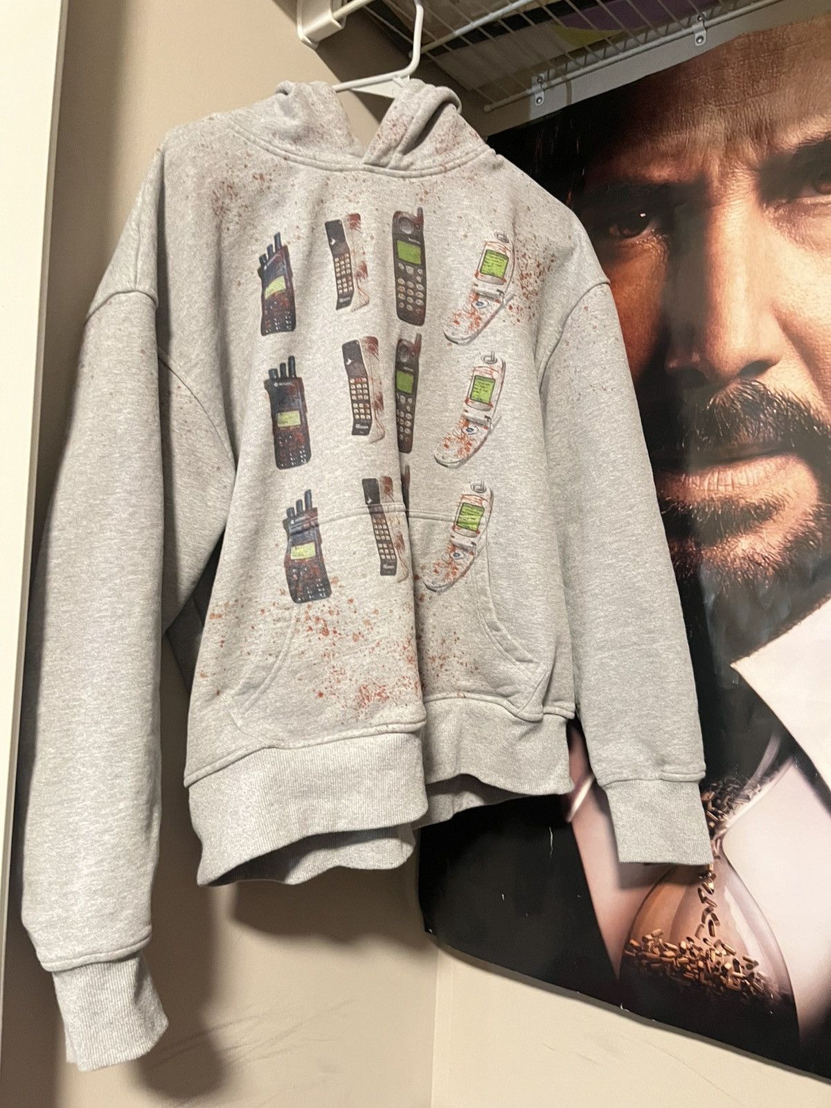 Supreme Beiri Gallery Bloody Service Phone Hoodie Size US XL / EU 56 / 4 - 1 Preview