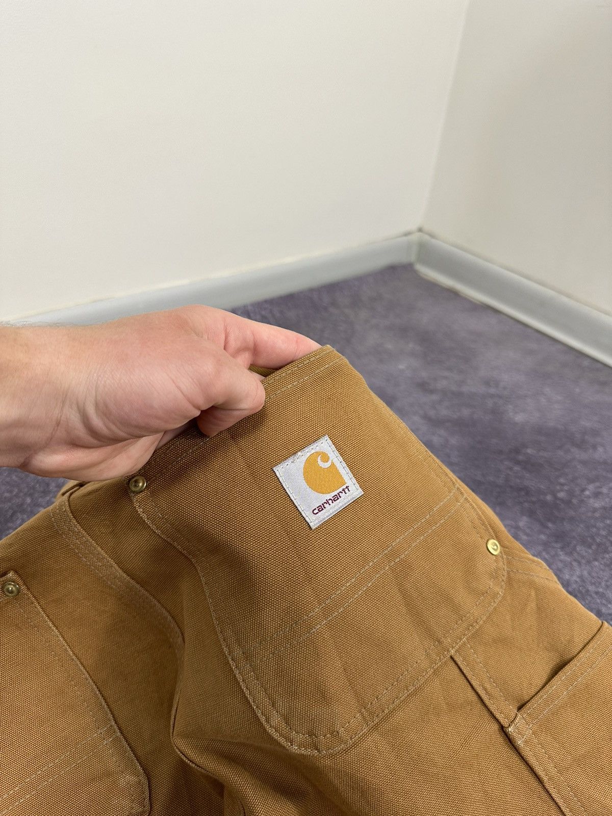 Carhartt Vintage 90s Carhartt Double Knee USA Distressed Work Pants Size US 30 / EU 46 - 14 Thumbnail