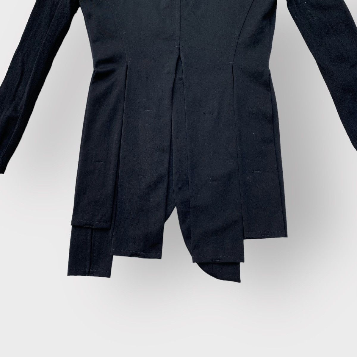 Vintage × Yohji Yamamoto Vintage 80’s Yohji Yamamoto “Carwash” Blazer Size M / US 6-8 / IT 42-44 - 5 Thumbnail