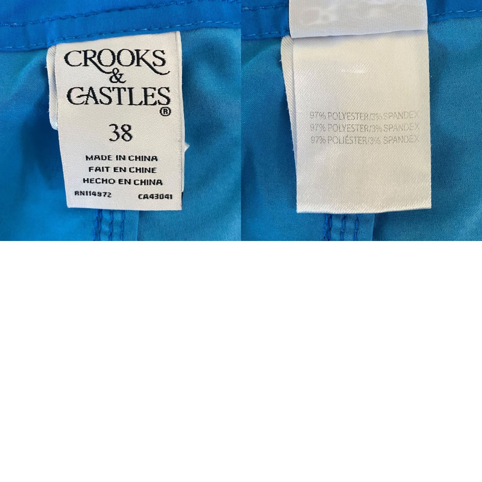 Crooks & Castles Crooks & Castles Medusa Printed Board Shorts Mens 38 Blue Surf Swim Streetwear Size US 38 / EU 54 - 8 Thumbnail