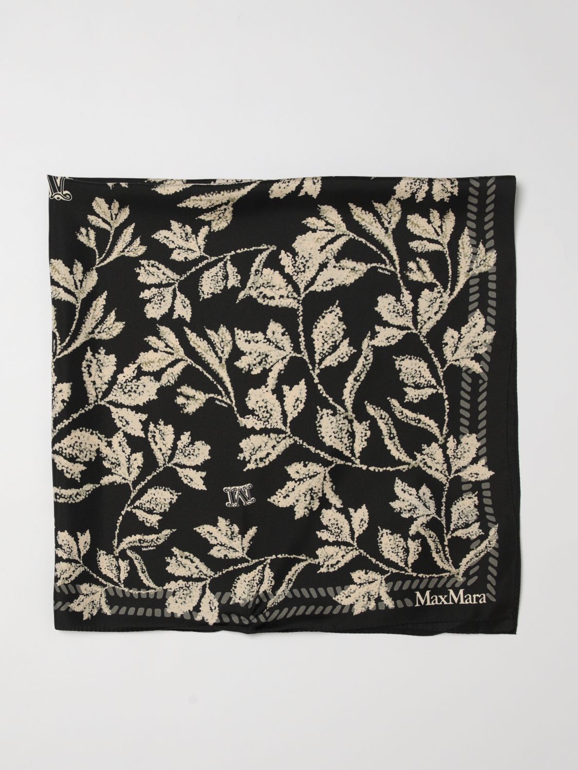 Max Mara Max Mara Neck Scarf Woman Black Size ONE SIZE - 1 Thumbnail