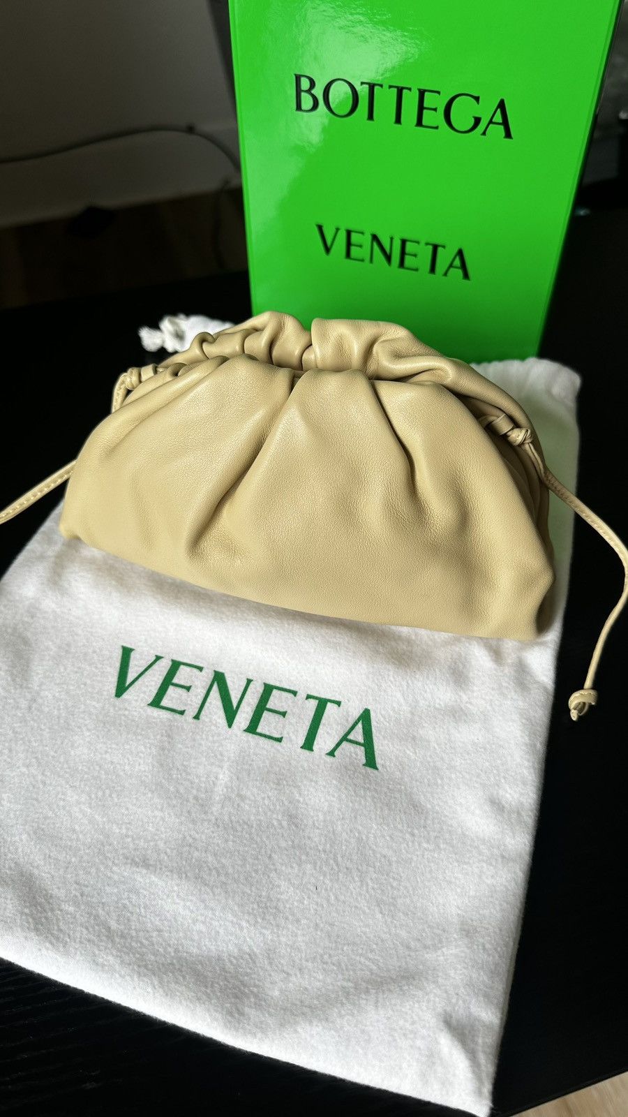 Bottega Veneta Bottega Veneta mini crossbody Pouch in butter color Size ONE SIZE - 4 Thumbnail