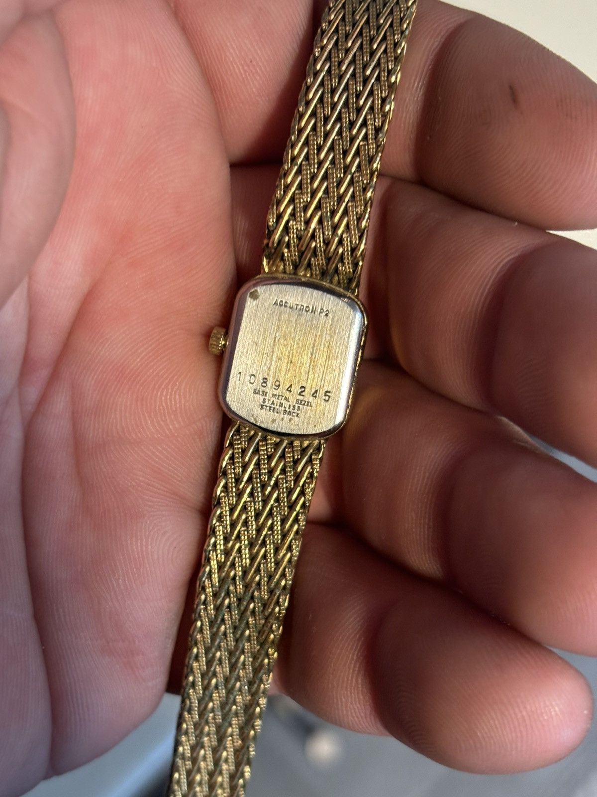Bulova Vintage Accutron P2 Gold Tone Women’s Watch! New Battery. Size ONE SIZE - 10 Thumbnail