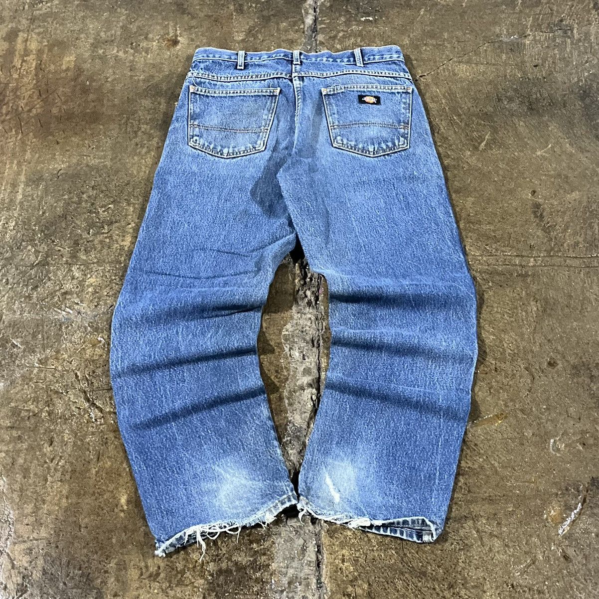 Carhartt × Dickies × Vintage Crazy Vintage Y2K Dickies Jeans Faded Workwear Skater Size US 34 / EU 50 - 1 Thumbnail