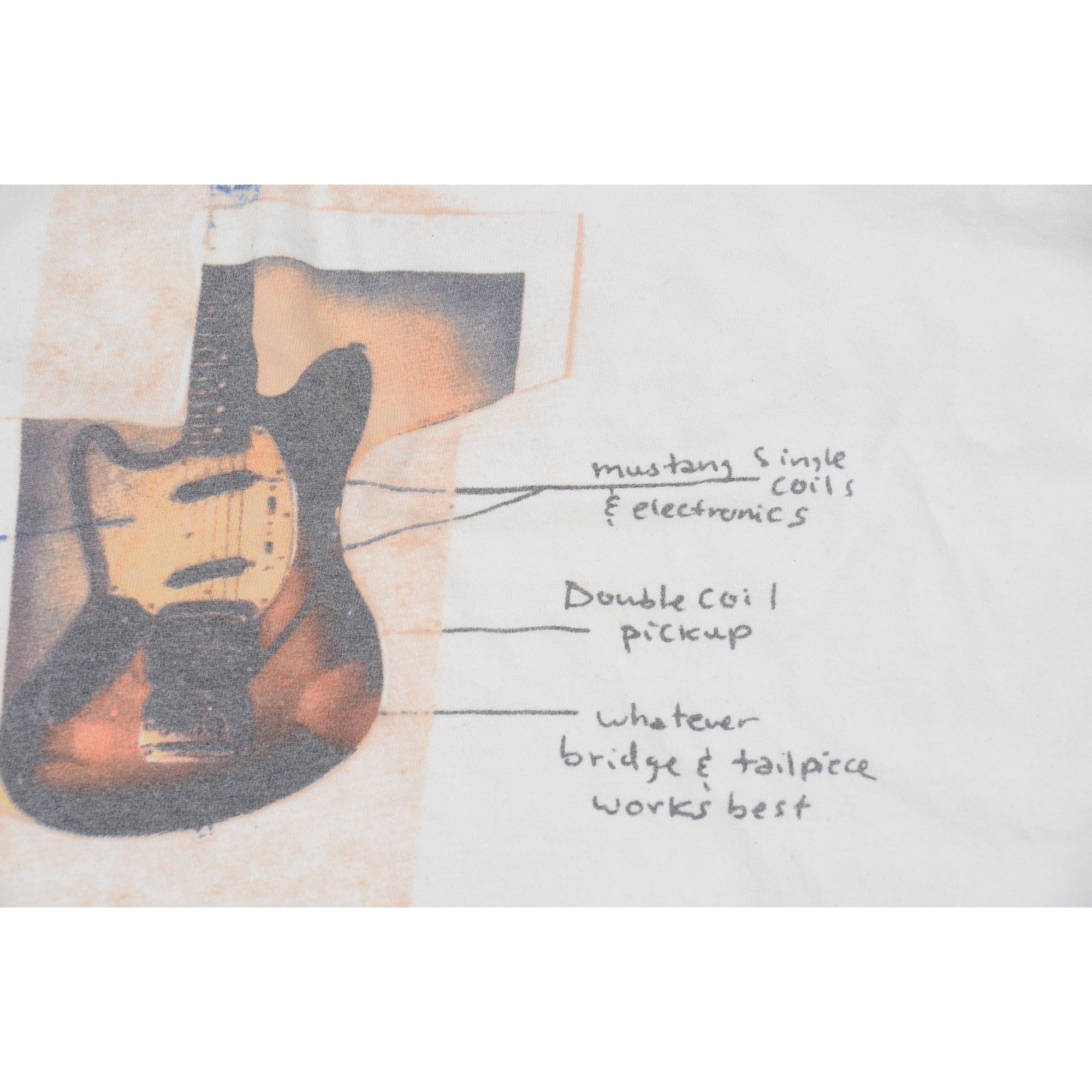 Anvil Vintage Kurt Cobain x Nirvana 2003 Jagstang Left-Handed Guit Size US XL / EU 56 / 4 - 7 Thumbnail
