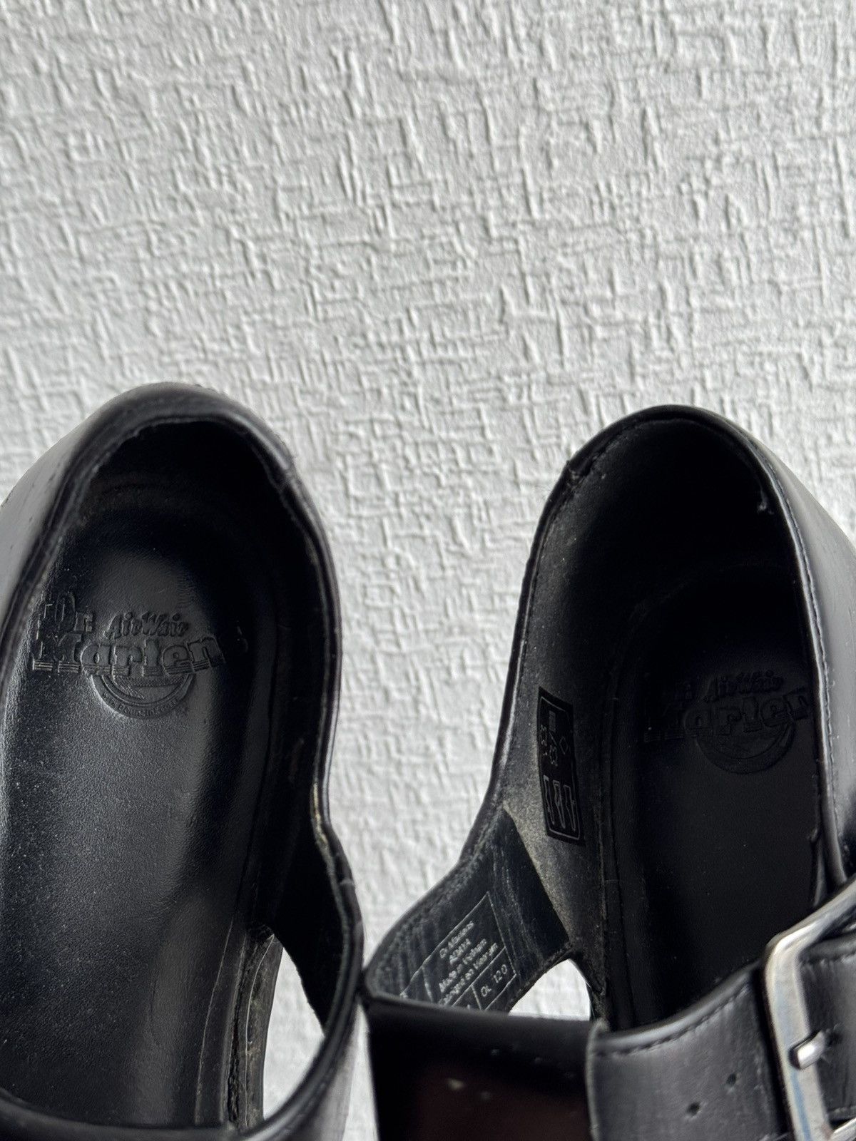 Dr. Martens × Vintage Vintage Dr Martens heels black Avant Garde Ghotic shoes Size US 6 / IT 36 - 9 Thumbnail
