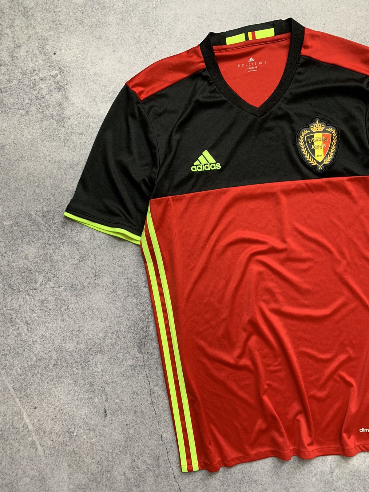 Adidas Adidas Belgium 2016-17 Home Football Soccer Y2K Jersey Size US M / EU 48-50 / 2 - 2 Thumbnail