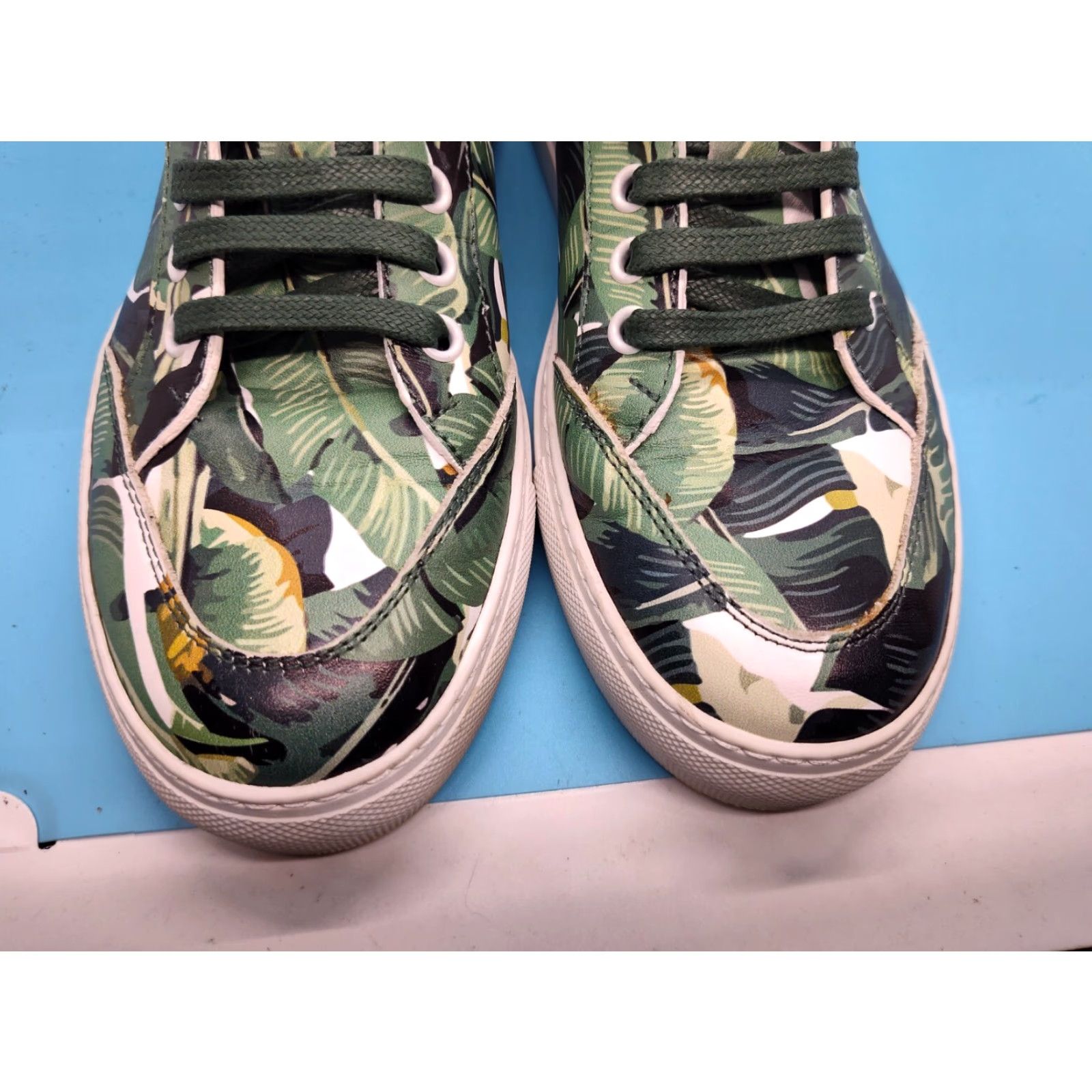 Koio KOIO x Beverly Hills Hotel and Bungalows Sneakers LE Signature Palm Print Italy Size US 5 / EU 37 - 3 Thumbnail