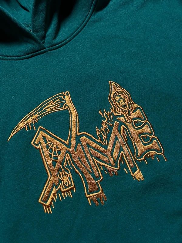Dime Dime green central logo hoodie skate streetwear y2k Size US L / EU 52-54 / 3 - 3 Thumbnail