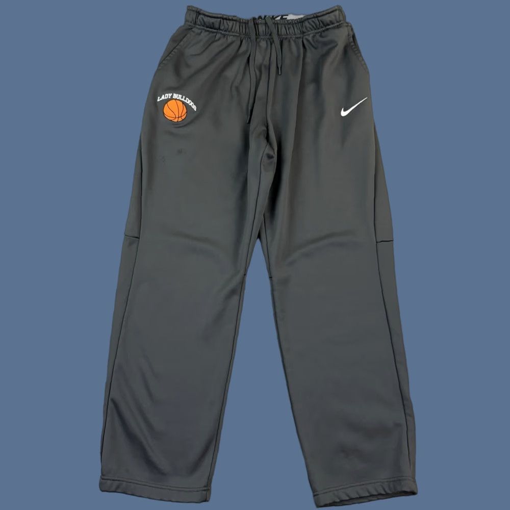 Nike Nike Pants Women's XL Gray Therma Fit Barton College Bulldogs Basketball Warm Up Size 40" / US 18 - 1 Thumbnail