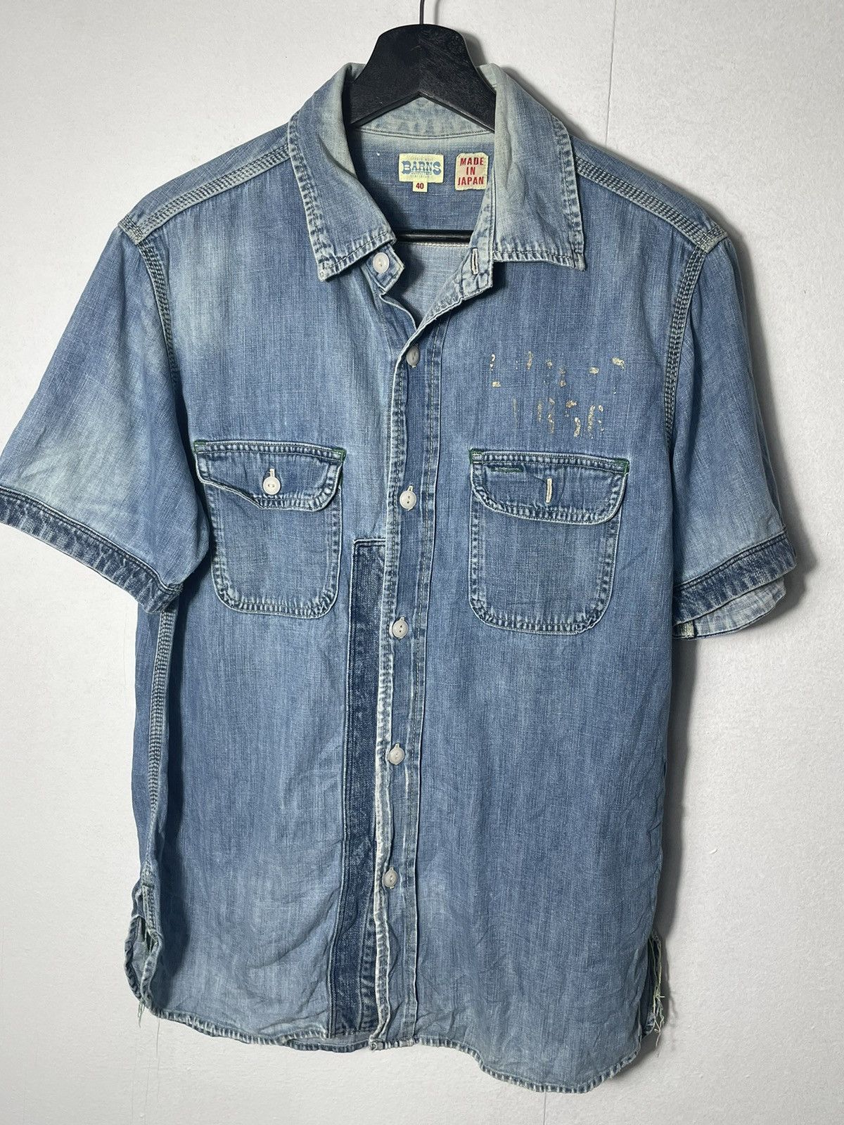 Japanese Brand × Vintage Distressed Army Look A Like Japanese Shirt Size US M / EU 48-50 / 2 - 1 Thumbnail