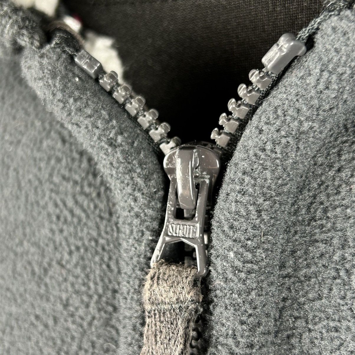 Schott × Vintage Schott polar zip jacket grey big logo spellout with hood Size US S / EU 44-46 / 1 - 5 Thumbnail