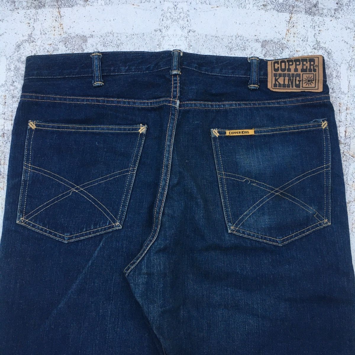 Vintage × Warehouse × Warehouse & Co. Vintage Warehouse & Co 70’s Half Selvedge Jeans Size US 33 - 10 Thumbnail