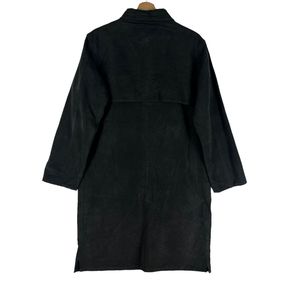 agnes b. 🔥RICH BLACK - FLY COATS LONG JACKET Size US S / EU 44-46 / 1 - 7 Thumbnail