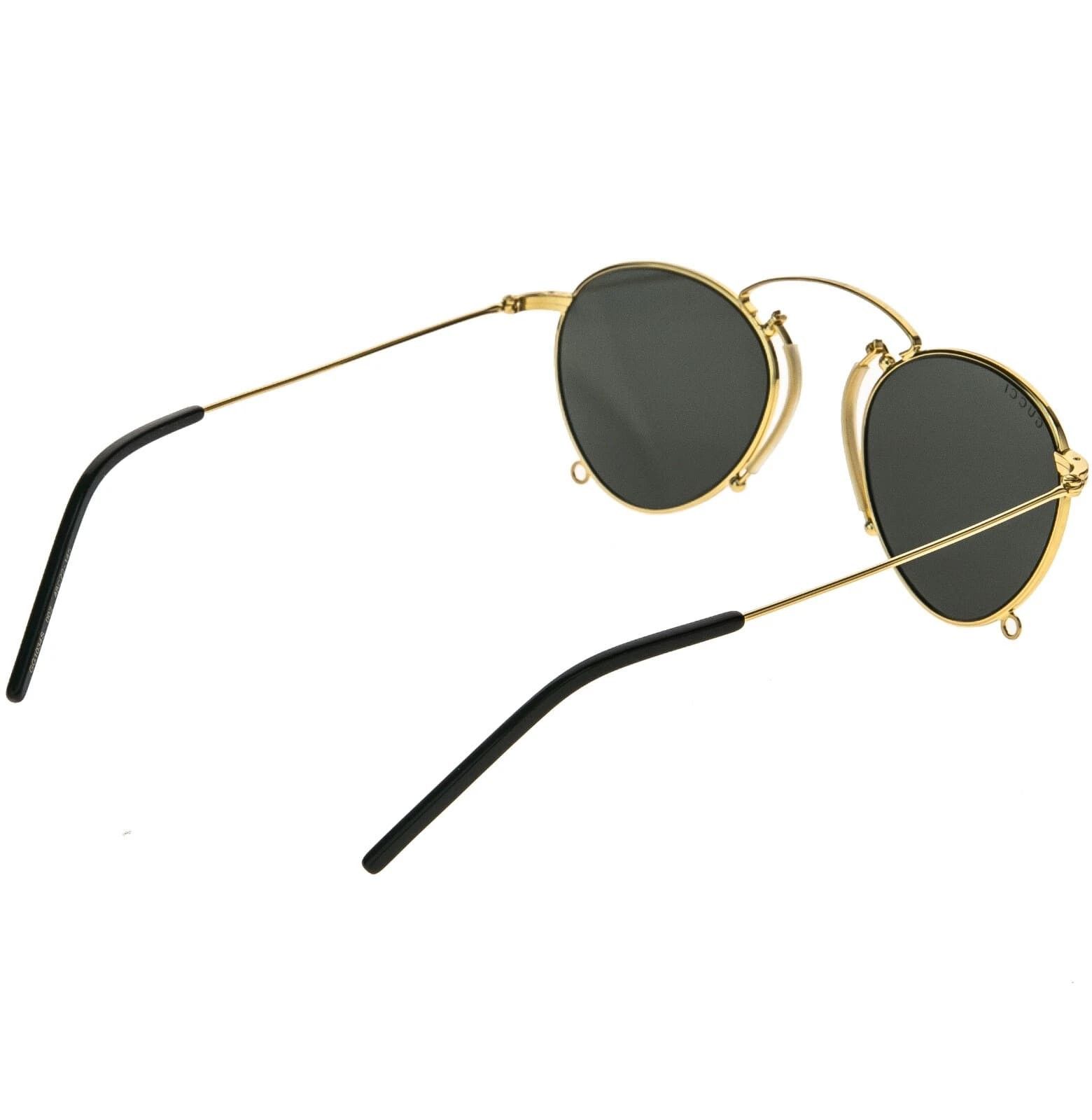 Gucci GUCCI GG1034S 1034 ARIA Pinke-nez Gold Chain 002 002 Size ONE SIZE - 5 Thumbnail