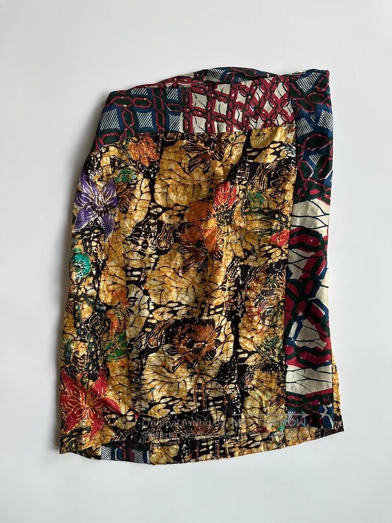 Dries Van Noten Dries Van Noten Oil Painting Mini Skirt Size 35" - 6 Thumbnail