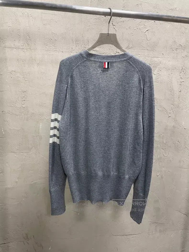 Thom Browne Thom Browne Cashmere cardigan Size US XL / EU 56 / 4 - 4 Thumbnail