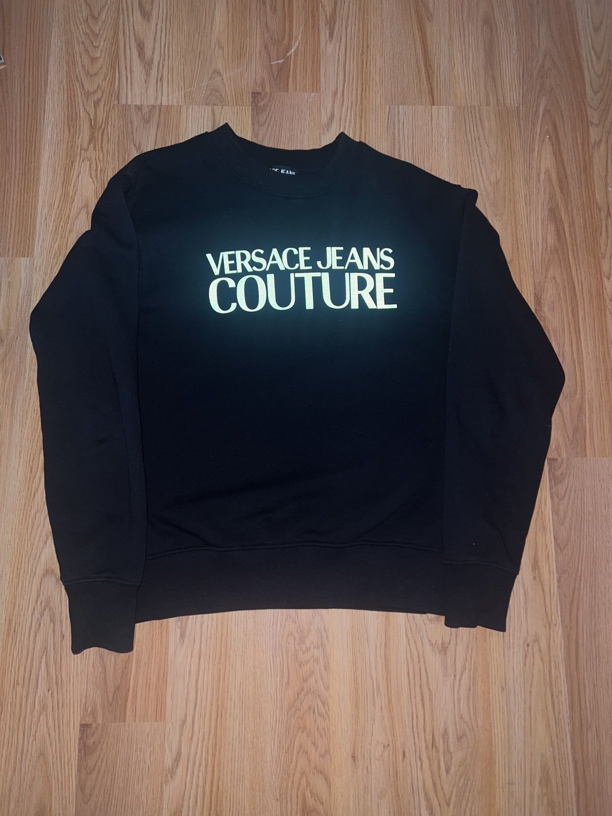 image of Versace Sweater Shirt in Black, Men's (Size Small)