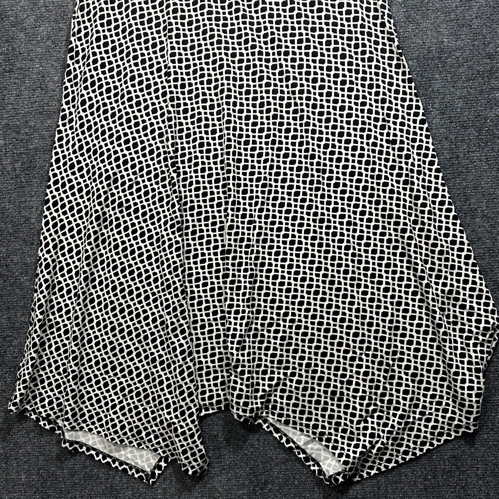 Adrianna Papell Adrianna Papell Dress Womens S Knit A-Line Cold Shoulder Print Geometric Size S / US 4 / IT 40 - 2 Thumbnail