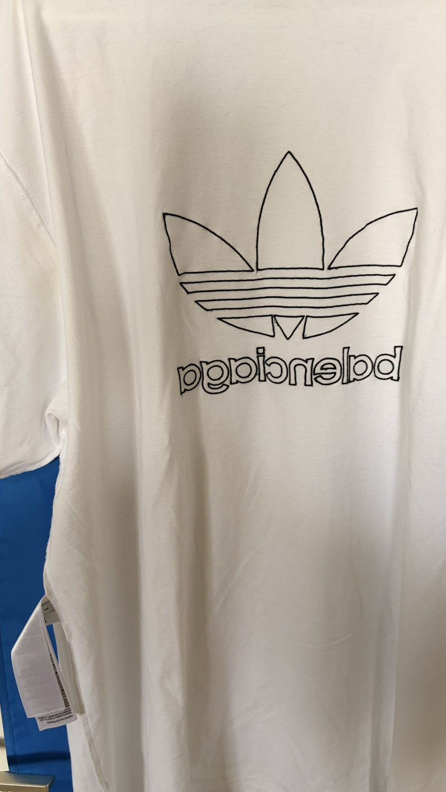 Adidas × Balenciaga Adidas x Balenciaga Oversize T-Shirt Sz.3 Size L / US 10 / IT 46 - 6 Thumbnail