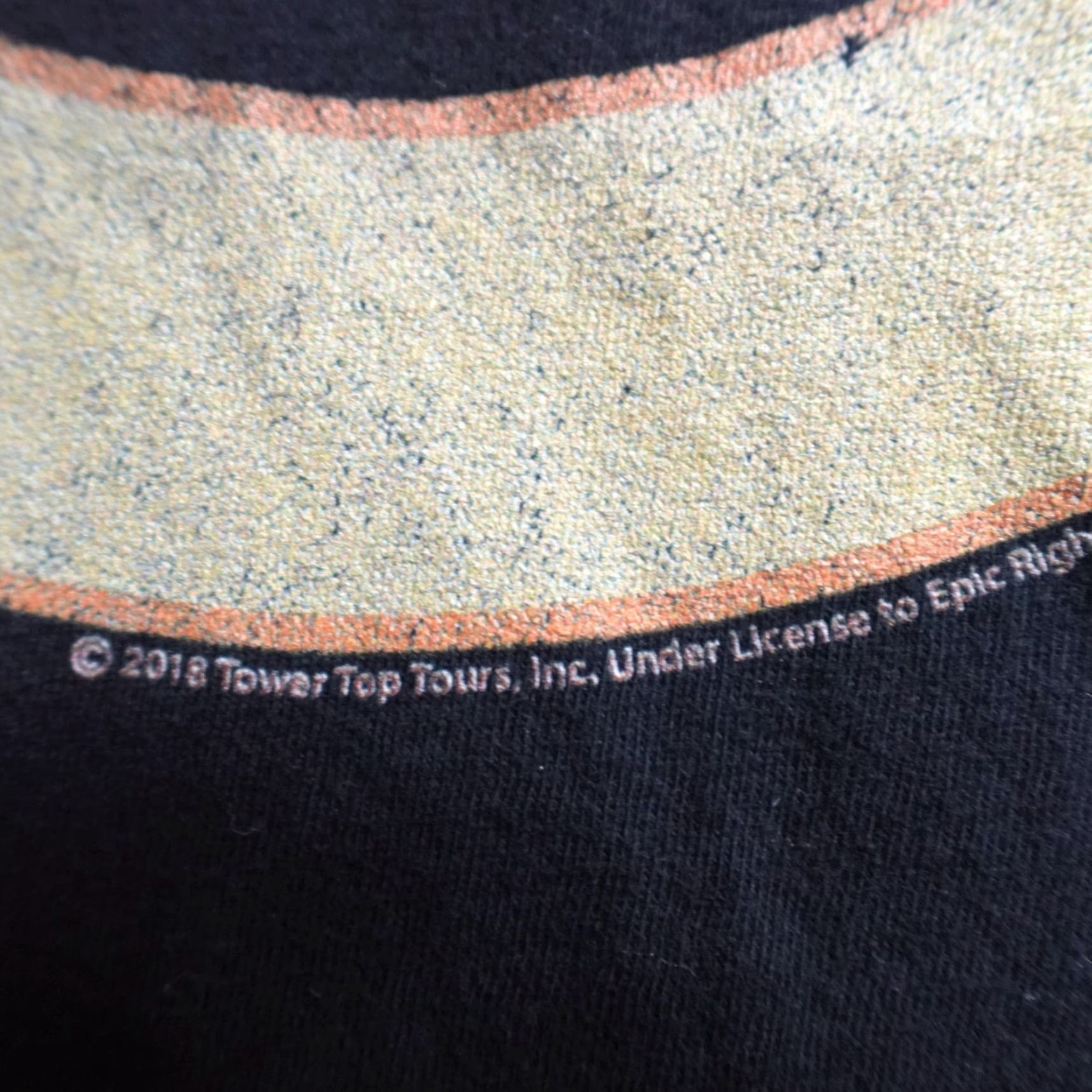 Doublet ZZ TOP Shirt Medium Black Double Sided '90s US Tour 2017 Shirt Men M Black 90s Band Graphic Print Short Sleeve Crew Neck Vintage: No Size US M / EU 48-50 / 2 - 2 Thumbnail