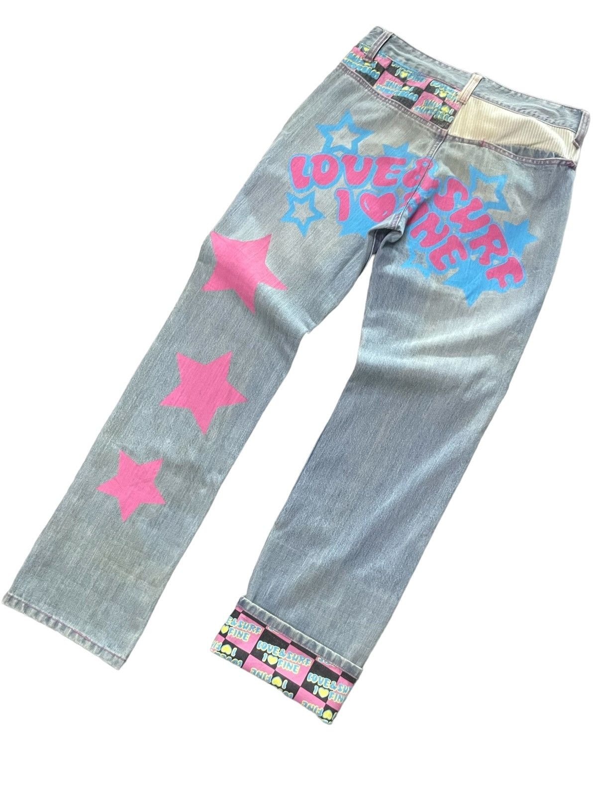 Hysteric Glamour Clone Devgru Japan ❤️ Surf sick printed denim pants Size US 30 / EU 46 - 3 Thumbnail
