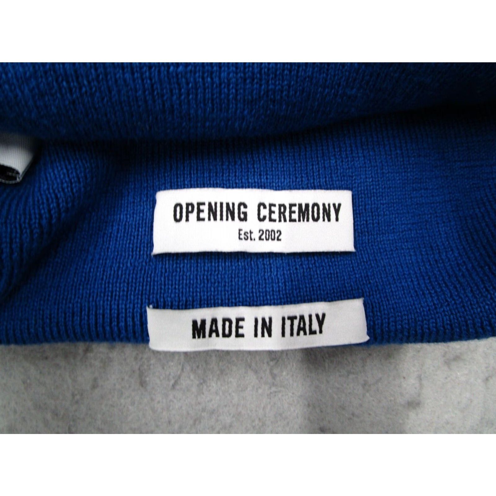 Opening Ceremony Opening Ceremony Blue Virgin Wool Cuffed Beanie Mens One Size Italy Made Size ONE SIZE - 3 Thumbnail