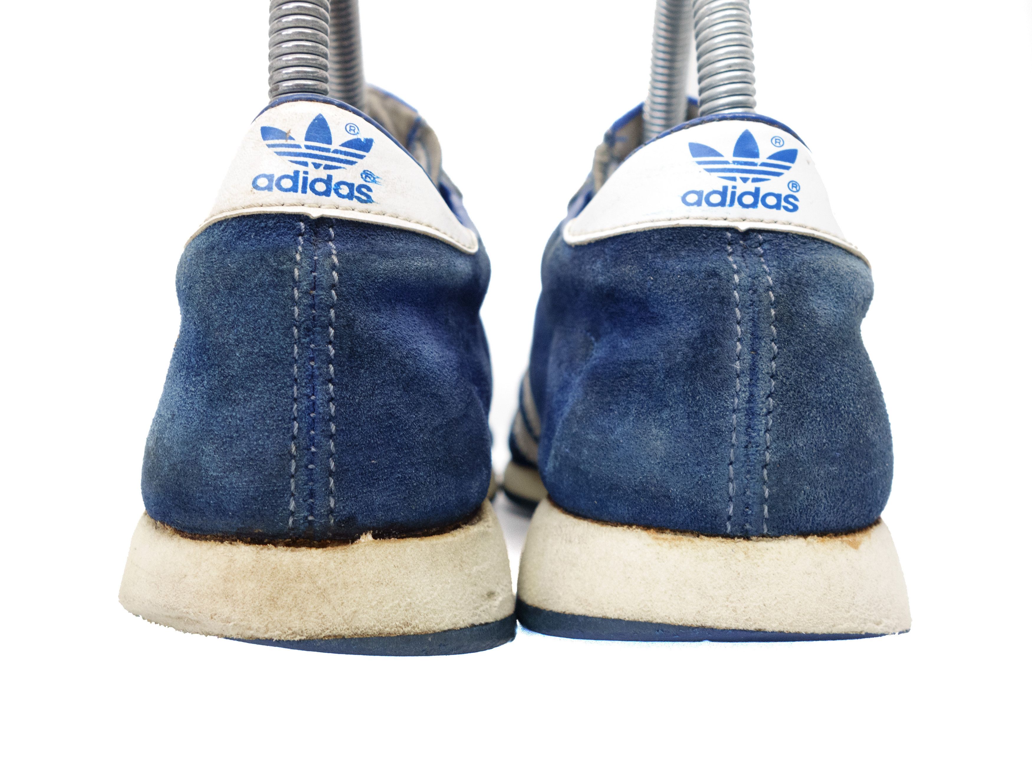 Adidas 80s Turbo Blue White Stripes Made in Taiwan Size US 8.5 / IT 38.5 - 5 Thumbnail