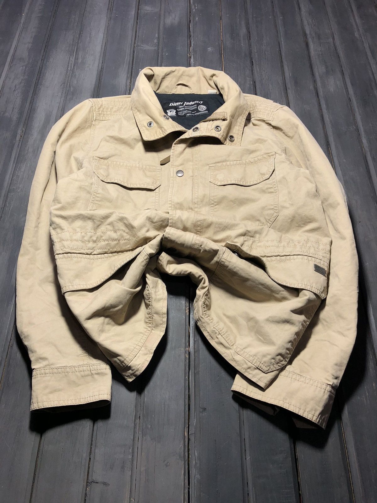 Diesel × Japanese Brand × Yohji Yamamoto VTG Avant Garde If Six Was Nine Style Diesel Bomber Jacket Size US S / EU 44-46 / 1 - 1 Thumbnail