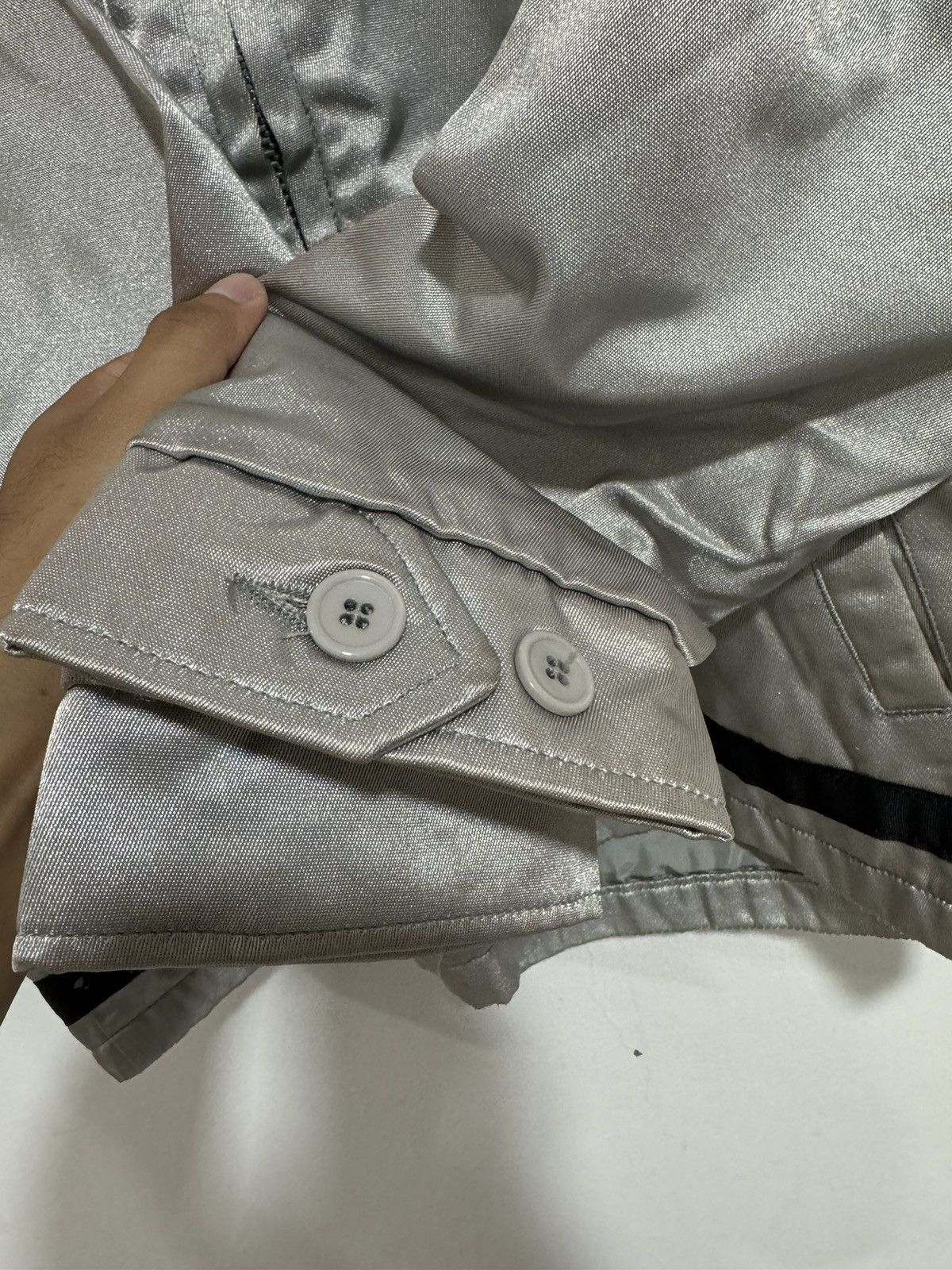 Edwin × Vintage Vintage Americanino by Edwin Silver Jacket Size US L / EU 52-54 / 3 - 7 Thumbnail
