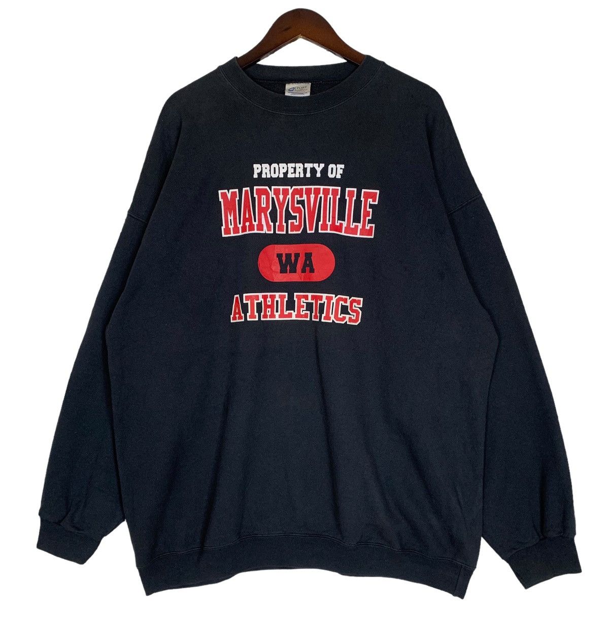 Vintage Vintage Port And Company Marysville Athletic Crewneck Size US XL / EU 56 / 4 - 1 Thumbnail