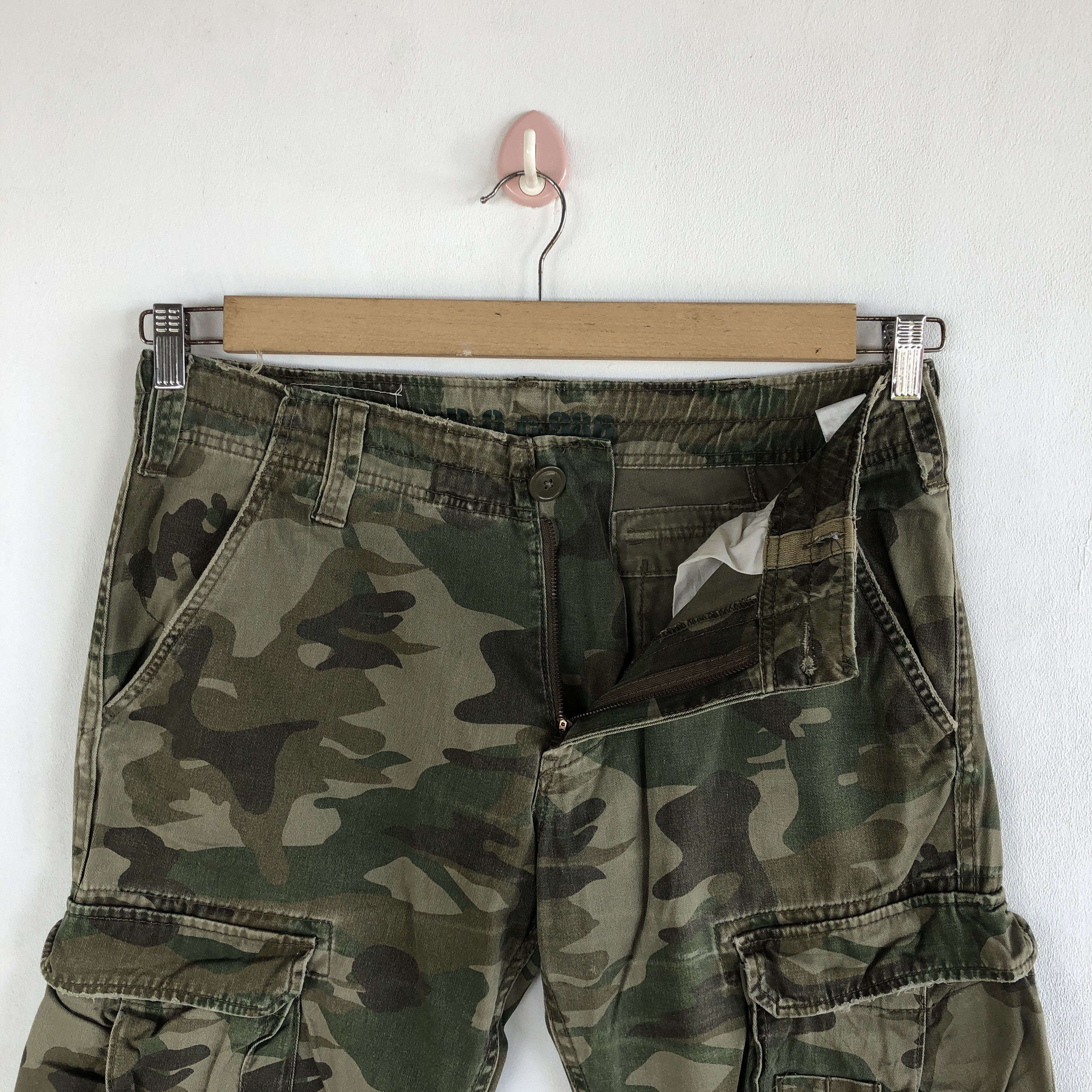 Japanese Brand Vintage Japanese Cargo Pants Multi Pocket Bondage Trousers Size US 34 / EU 50 - 5 Thumbnail