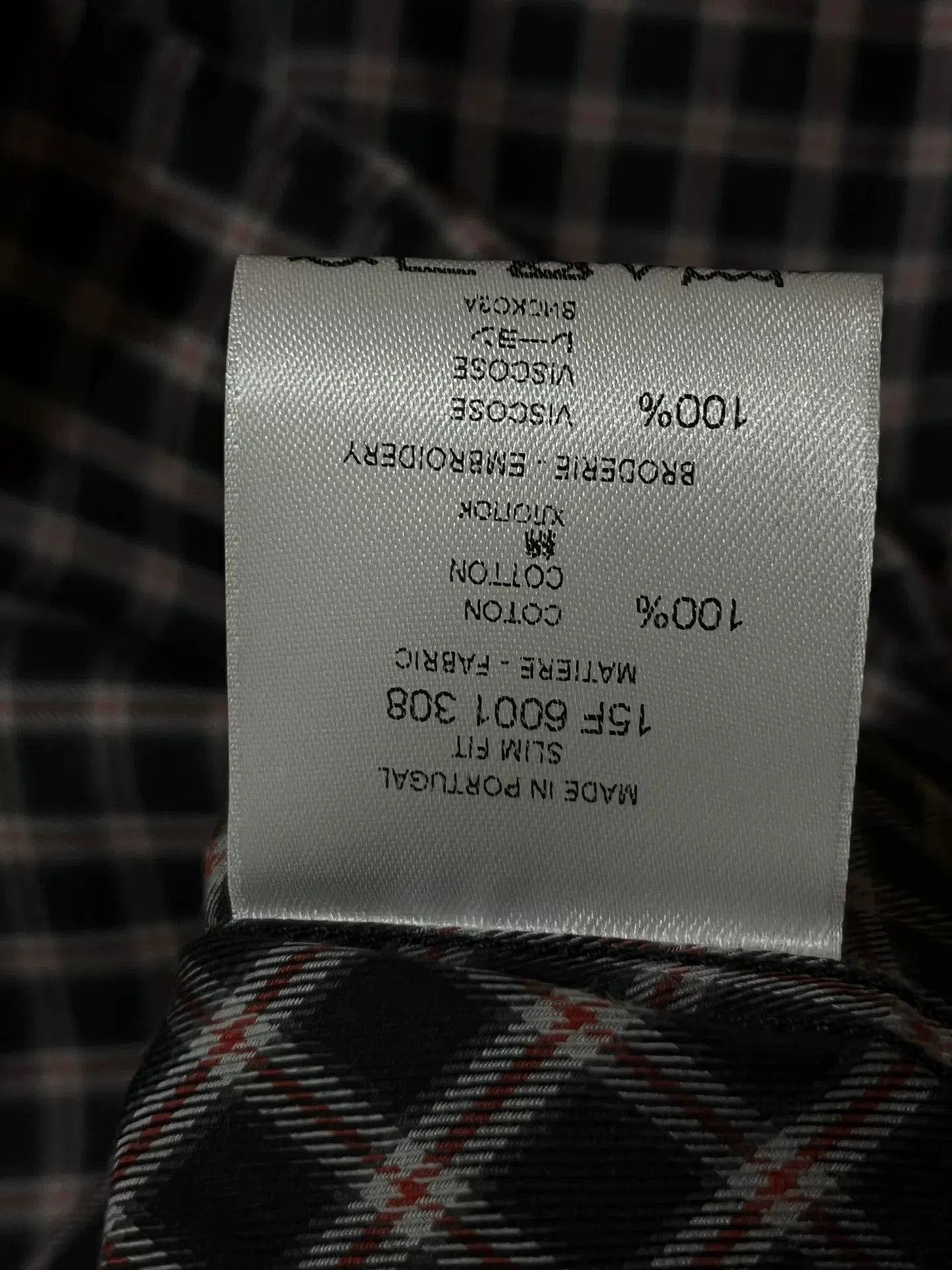 Givenchy Givenchy Men's Classic Plaid Shirt. Size US M / EU 48-50 / 2 - 3 Thumbnail