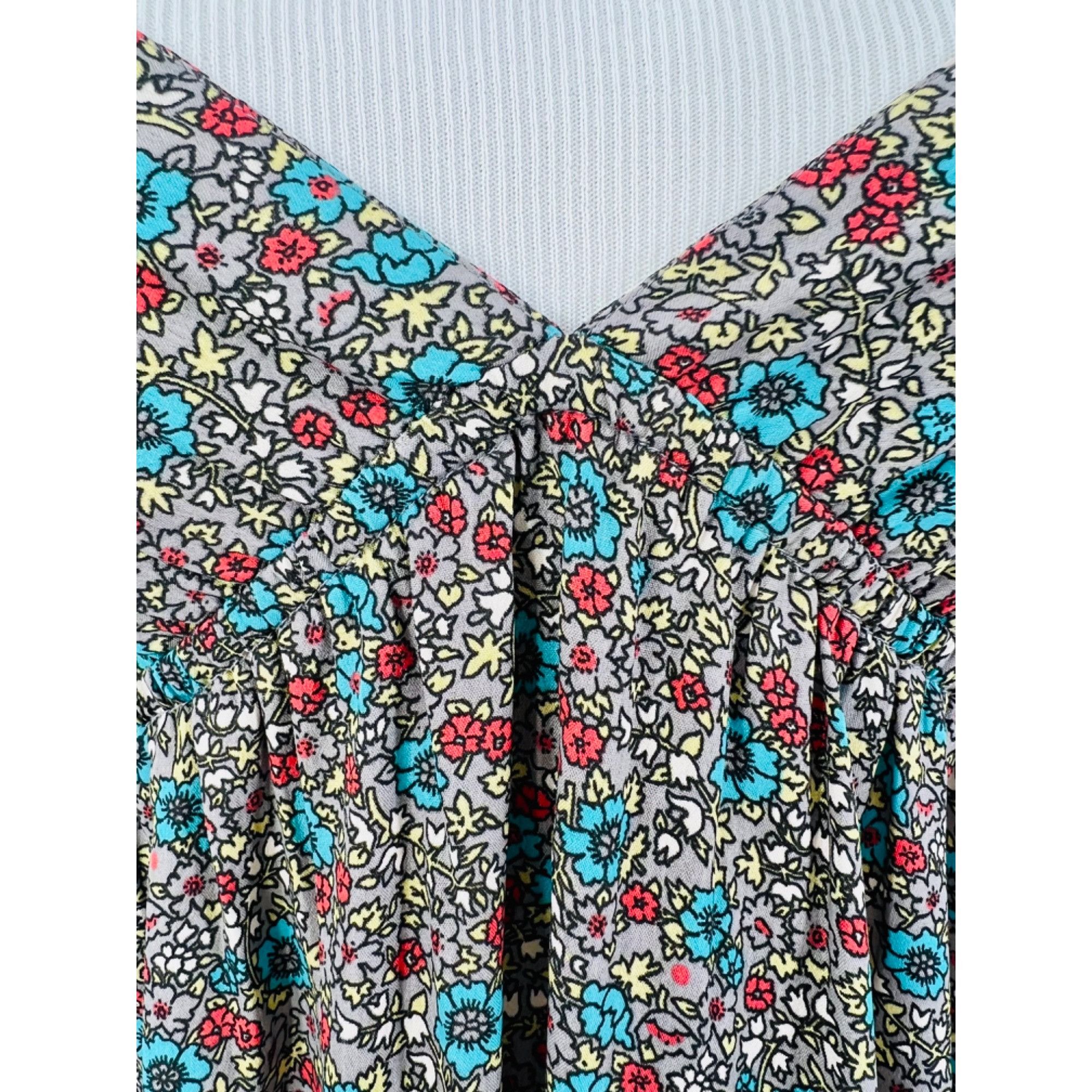 Billabong VTG Billabong Floral Strappy Back Maxi Dress | Coastal Boho Size L / US 10 / IT 46 - 13 Thumbnail