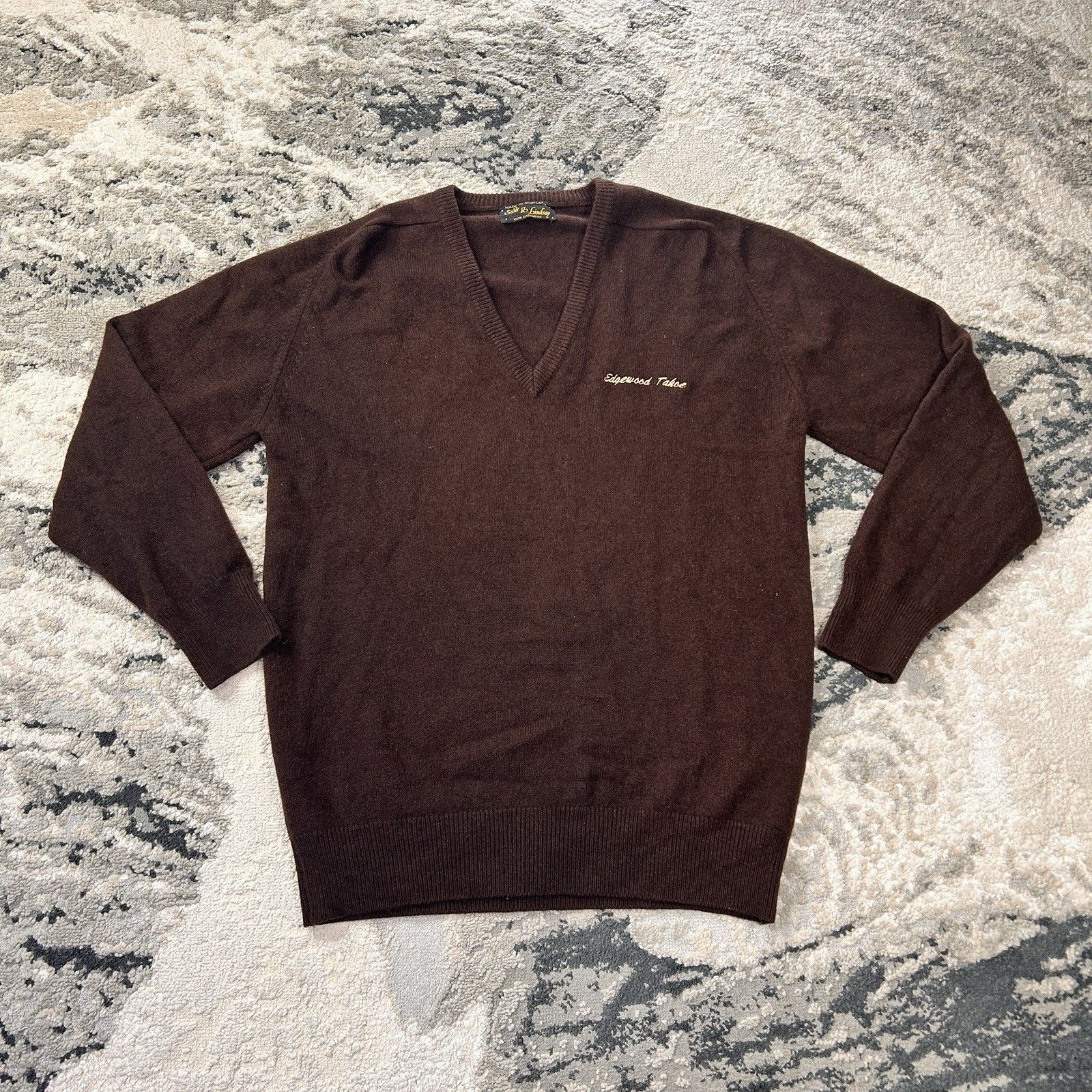 & Other Stories Vintage Scott & Lindsay 100% Cashmere Sweater Scotland Sz L Size L / US 10 / IT 46 - 1 Thumbnail