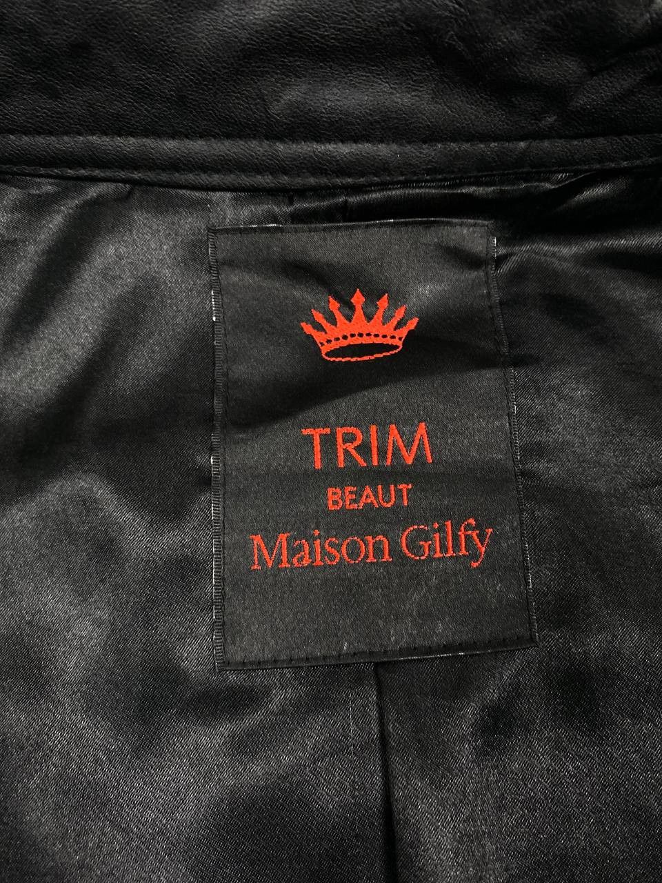 Japanese Brand maison gilfy synthetic leather jacket nice design Size US M / EU 48-50 / 2 - 7 Thumbnail