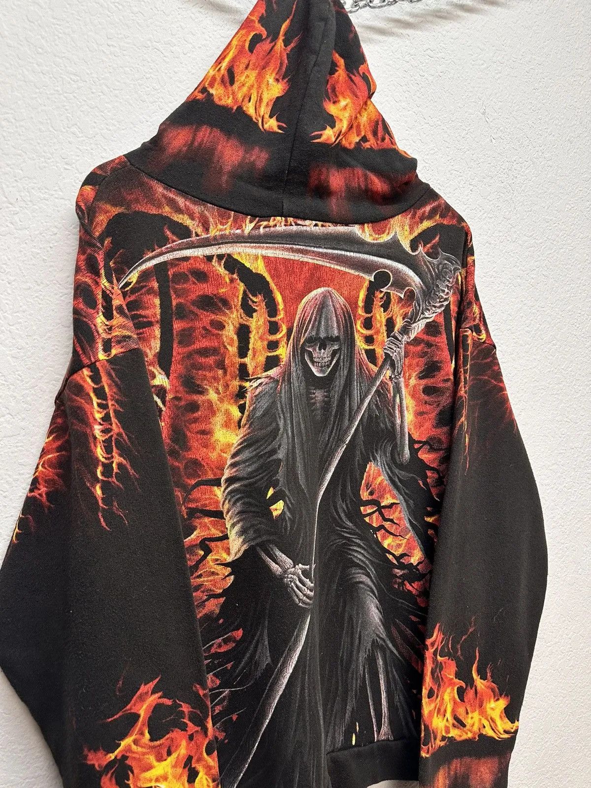 Band Tees 👉 Vintage 2000s Anarchy Graphic Pullover Hoodie Men’s Size US L / EU 52-54 / 3 - 17 Thumbnail