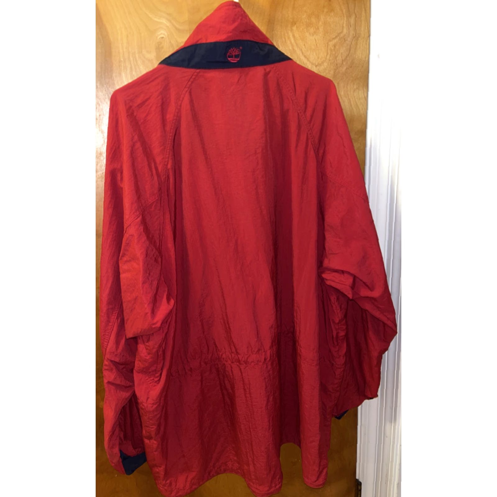 Timberland VINTAGE Timberland Windbreaker Jacket Men XXL Red Summer Spring Fall Casual Travel Nylon Zipper Pockets Hiking Golf Size US XXL / EU 58 / 5 - 7 Thumbnail