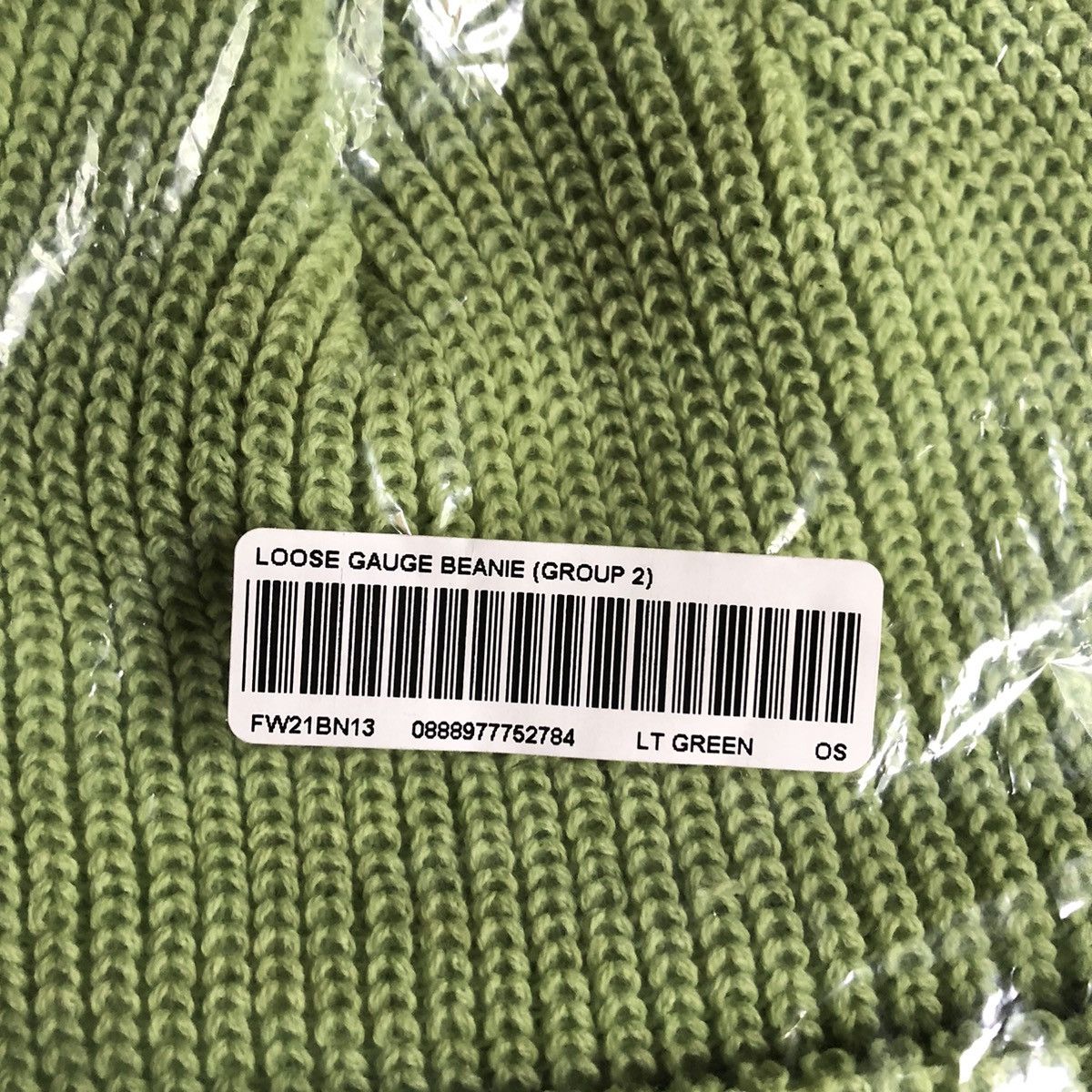 Supreme FW21 Supreme Loose Gauge Beanie LIGHT GREEN Size ONE SIZE - 2 Thumbnail