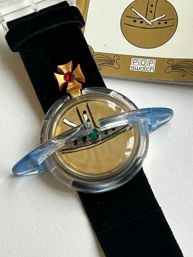 Vivienne Westwood VIVIENNE WESTWOOD POP Swatch Limited Edition Watch Gold Size ONE SIZE - 2 Thumbnail