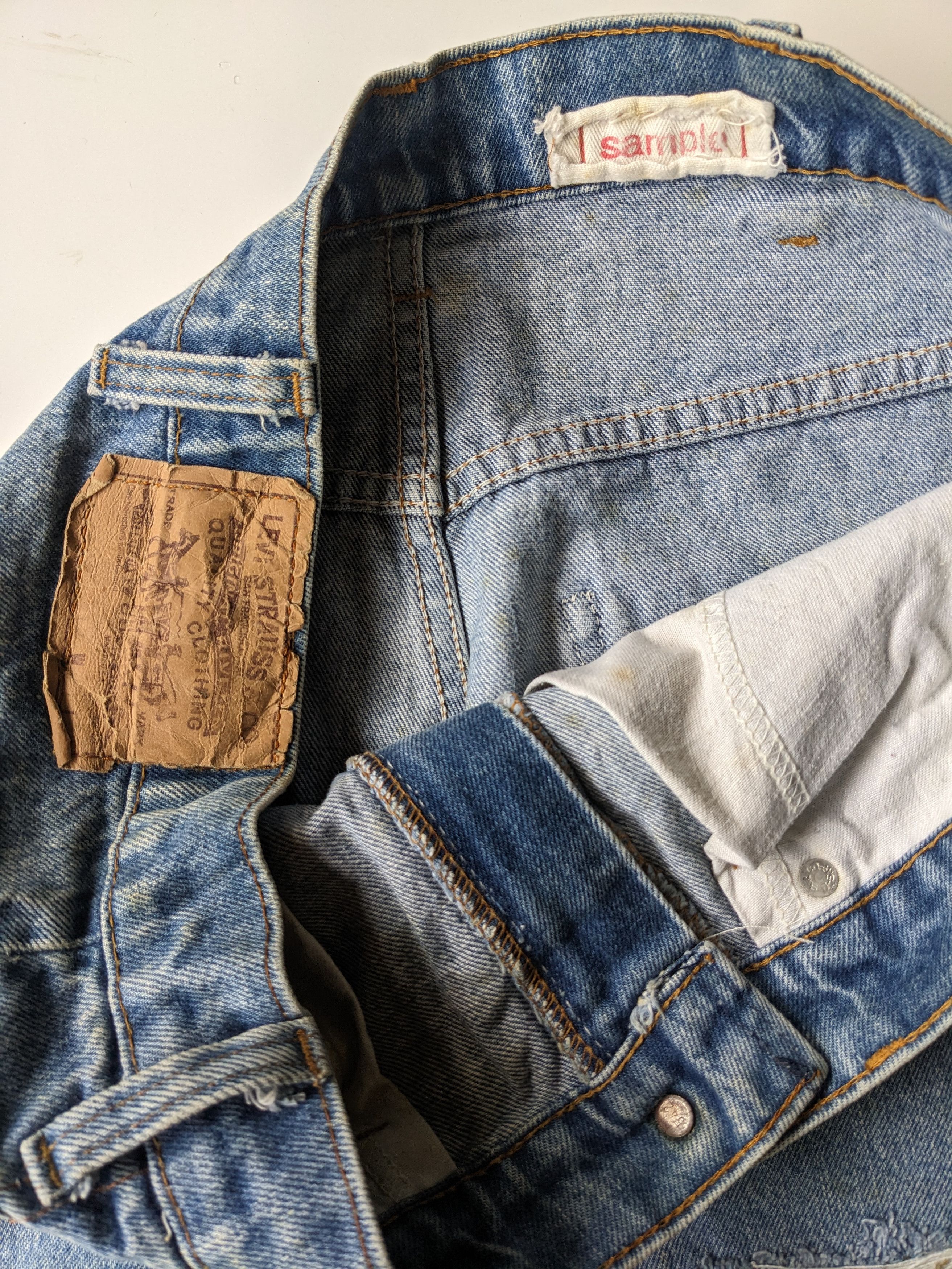 LVC × Levi's × Vintage Vintage 80s Levi's Orange tab flare patchwork Size US 32 / EU 48 - 9 Thumbnail