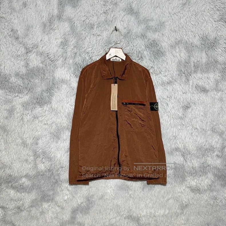 Stone Island Stone Island Metal Nylon Jacket Coat Reddish Brown Color S Size US M / EU 48-50 / 2 - 1 Thumbnail