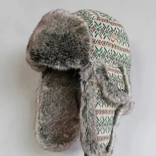 Other Faux Fur Trapper Snow Cap Size ONE SIZE - 1 Thumbnail